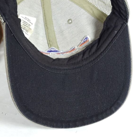 Patagonia Unisex Fitz Roy Trout OS Gray Adjustable Snapback Trucker Cap Hat - Picture 7 of 10